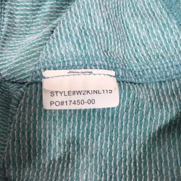 Prana Striped Long Sleeve Button Down Top - Size Small - Picture 4 of 5